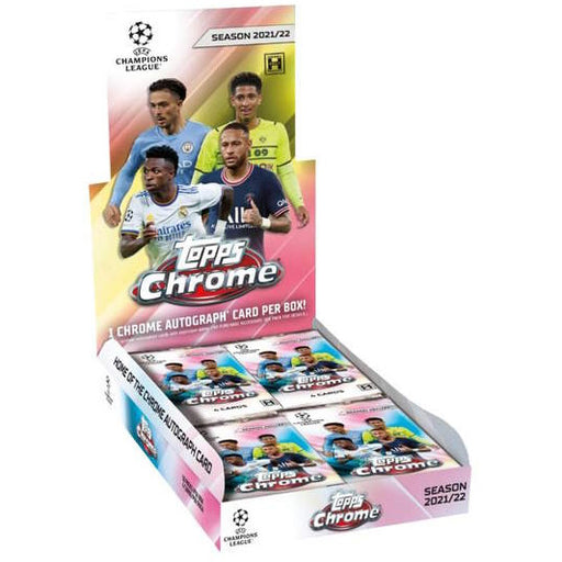 TOPPS 2022 UEFA Champions League Chrome Hobby Box   