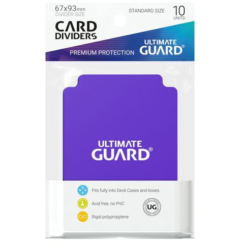 Ultimate Guard Card Dividers Standard Size Purple (10)   