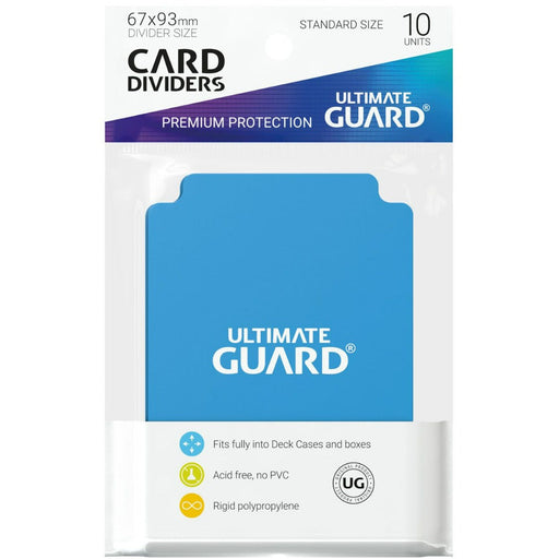 Ultimate Guard Card Dividers Standard Size Light Blue (10)   