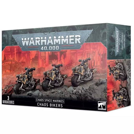 40K Chaos Space Marines - Chaos Bikers (43-08)   