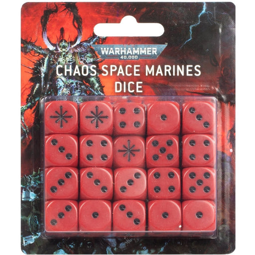 40K Chaos Space Marines - Dice Set (86-62)   