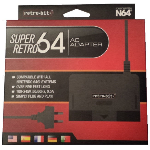 N64 Super Retro AC Adaptor with AU Plug   