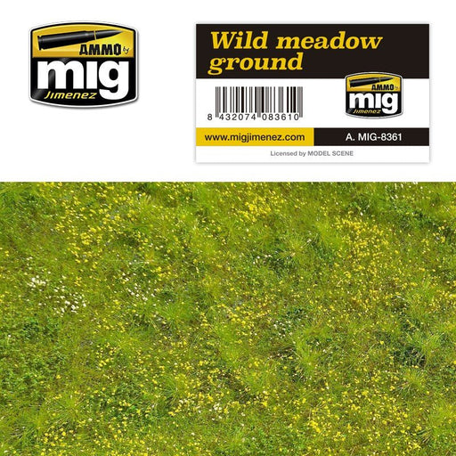 Ammo by MIG Dioramas - Grass Mats - Wild Meadow Ground   