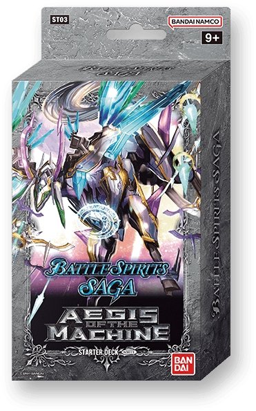 Battle Spirits Saga Card Game Starter Deck Aegis of the Machine Display (ST03)   
