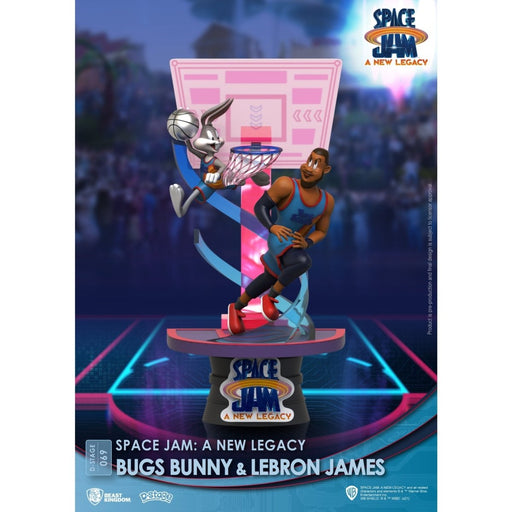Beast Kingdom D Stage Space Jam a New Legacy Bugs Bunny & Lebron James   