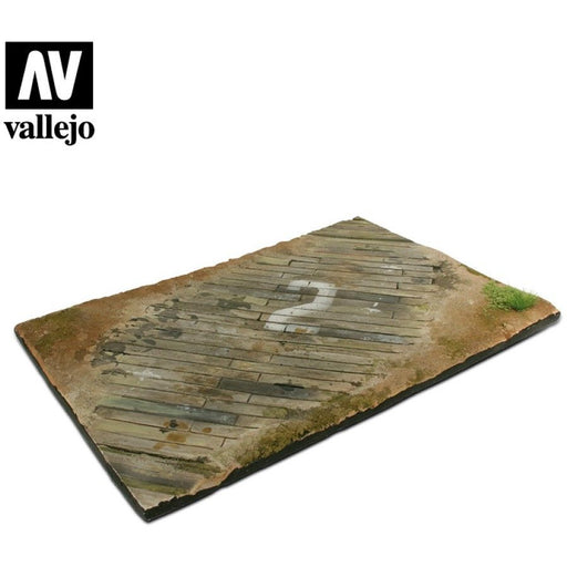 Vallejo Scenics Bases 1/35 - 31x21 Wooden airfield surface Diorama Base   