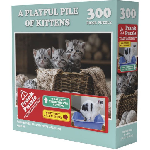 Doing Things Cats Prank Puzzle 300 pieces   
