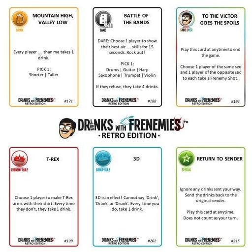 Drink with Frenemies Retro Edition   