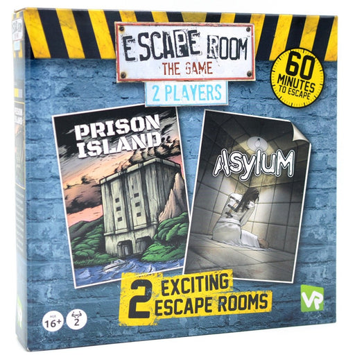 Escape Room the Game 2 Players - Prison Island and Asylum   