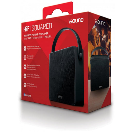 iSound Bluetooth HIFI Squared Speaker - Black   