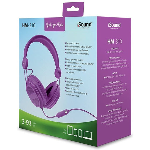 iSound HM-310 Wired Headphone - Purple   