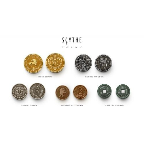 Scythe Metal Coins   