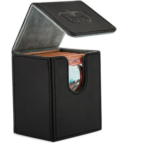 Ultimate Guard Flip Deck Case 100+ Standard Size XenoSkin Black Deck Box   
