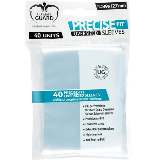 Ultimate Guard Precise-Fit Sleeves Oversized Transparent (40)   