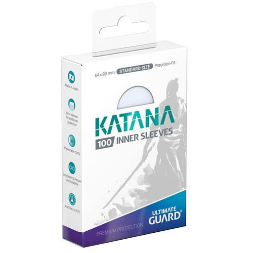 Ultimate Guard Katana Standard Size Inner Sleeves Transparent (100)   
