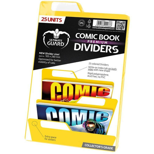 Ultimate Guard Premium Comic Book Dividers Yellow (25)   