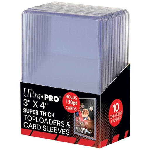 Ultra Pro (Sleeve) - Top-Loader Super Thick 130pt (10-pack)   