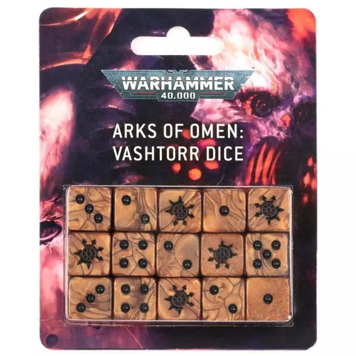 40K Arks of Omen: Vashtorr Dice Set (43-31)   
