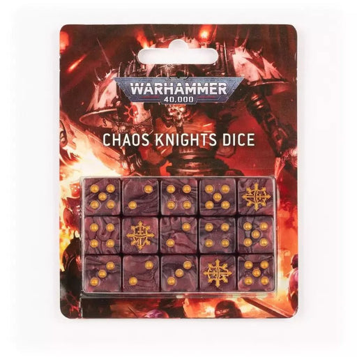40K Chaos Knights Dice Set (43-32)   