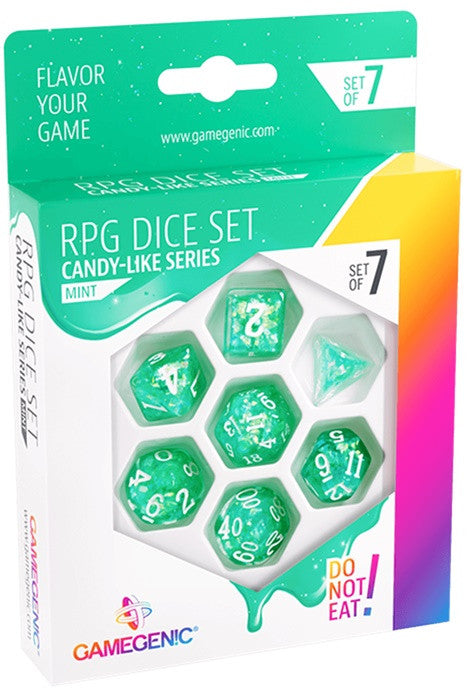 Gamegenic Candy-like Series - Mint - RPG Dice Set (7pcs)   