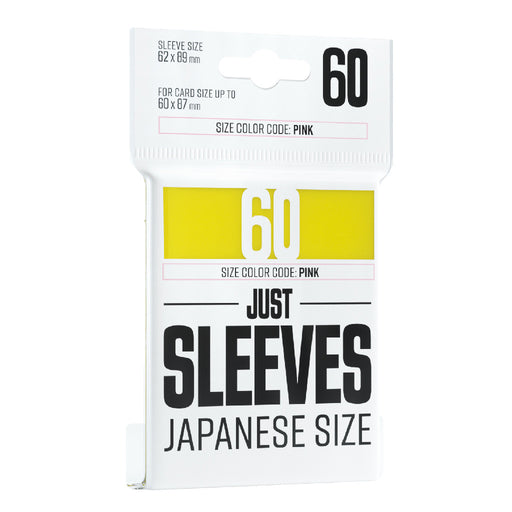 Gamegenic Just Sleeves Japanese Size Yellow   