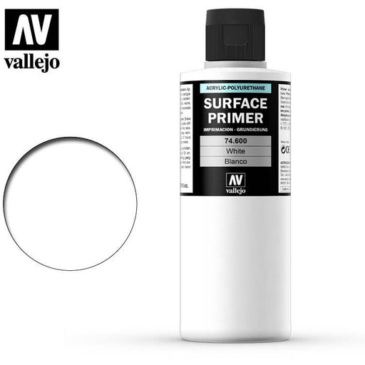 Vallejo Surface Primer - Colour White 200ml   
