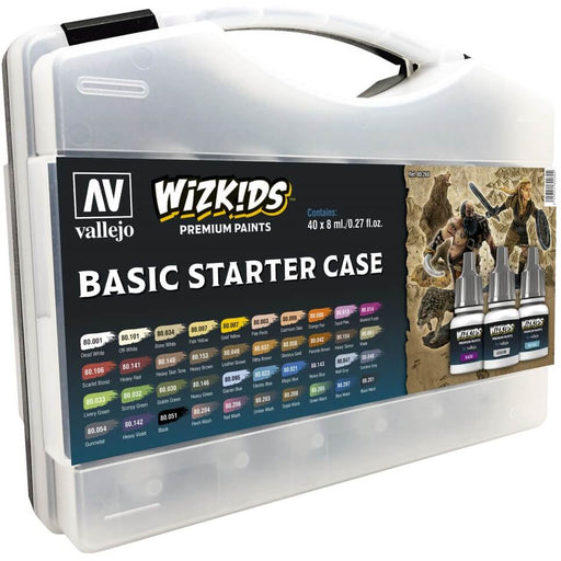 Wizkids Premium Paint Set by Vallejo: Basic Starter Case   