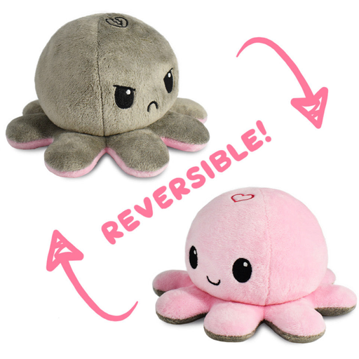 Reversible Plushie - Octopus Heart/Broken Heart   