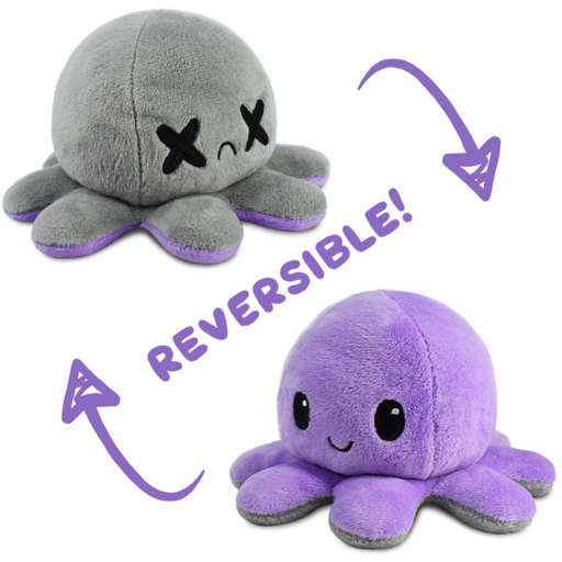 Reversible Plushie - Octopus Dead Eyes   