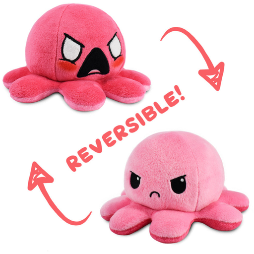 Reversible Plushie - Octopus Angry/Furious   