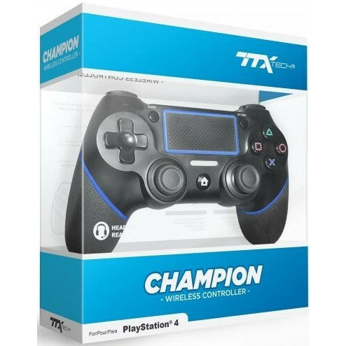 PS4 TTX Tech Champion Wireless Controller - Black   