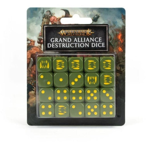 AOS Grand Alliance: Destruction - Dice Set   