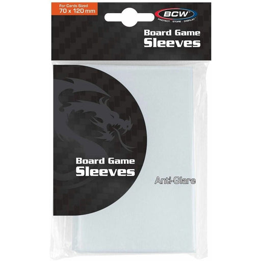 BCW Board Game Sleeves Matte Standard Tarot Clear (70mm x 120mm) (50 Sleeves Per Pack)   