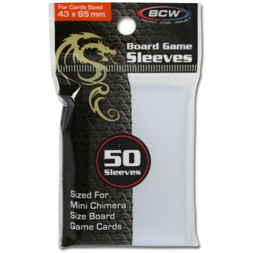BCW Board Game Sleeves Mini Chimera (43mm x 65mm) (50 Sleeves Per Pack)   