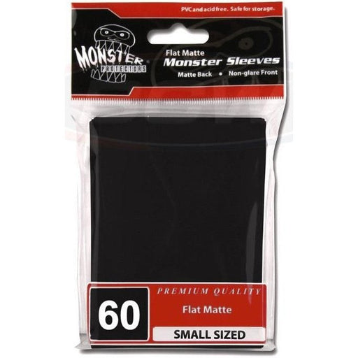 BCW Monster Deck Protectors Small Matte Black (62mm x 91mm) (60 Sleeves Per Pack)   