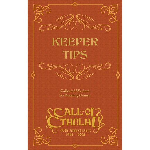 Call of Cthulhu RPG - Keeper Tips Book   