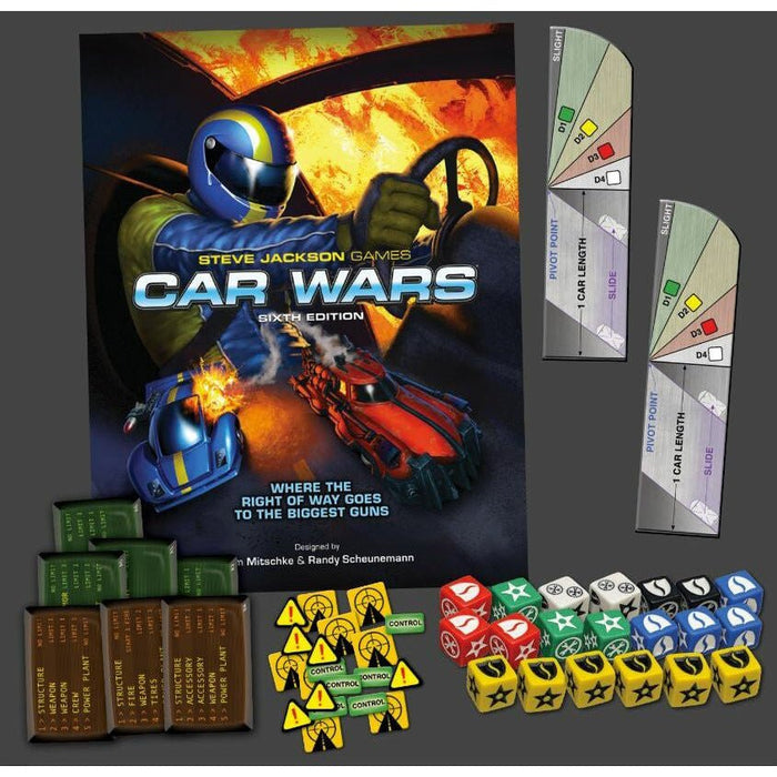 Car Wars 6th Edition Two Player Starter Set Red / Yellow   