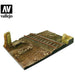 Vallejo Scenics Bases 1/35 - 31x21 Country road cross with railway section Diorama Base   
