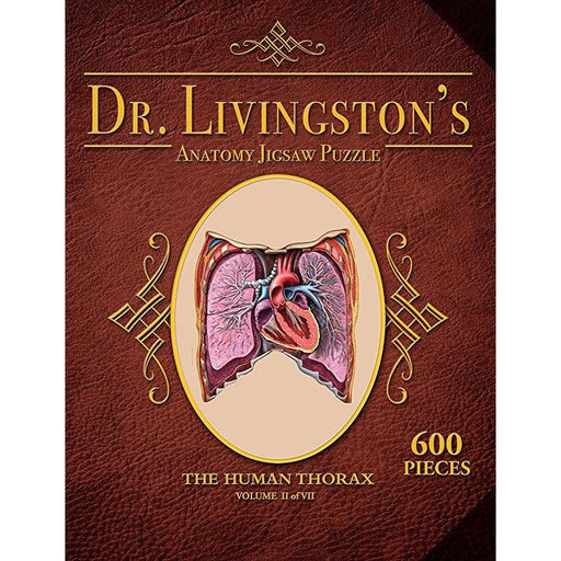 Dr. Livingston's Anatomy the Human Thorax Puzzle 600 pieces   