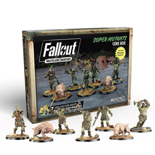 Fallout Wasteland Warfare Super Mutants Core Box Updated   