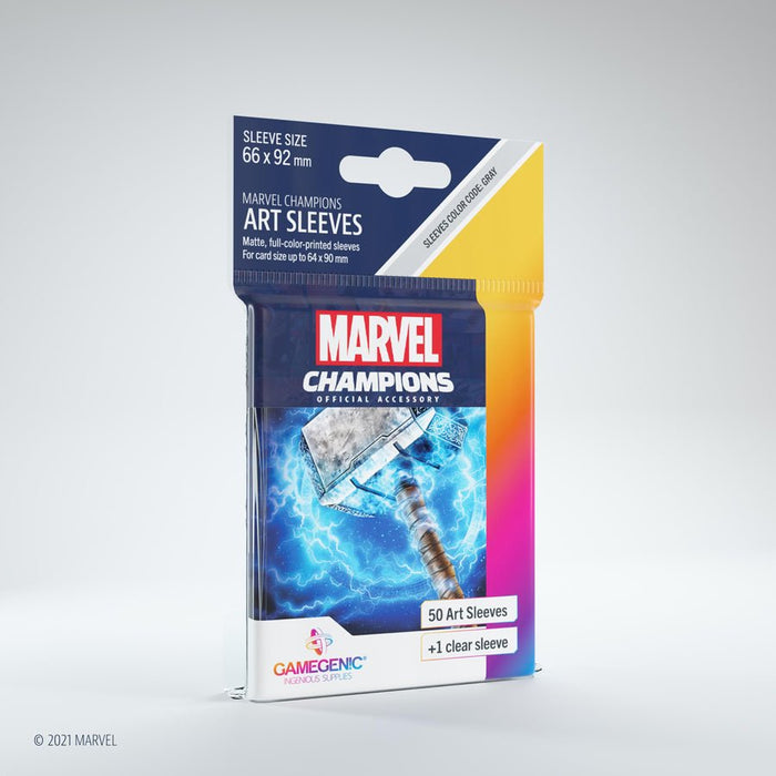 Gamegenic Marvel Champions Art Sleeves Thor   