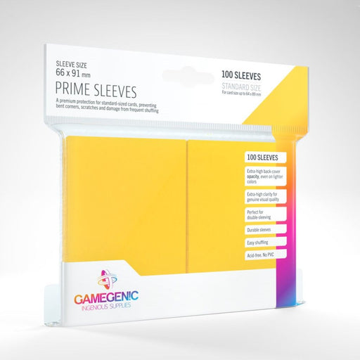 Gamegenic Prime 100ct Yellow Sleeves   