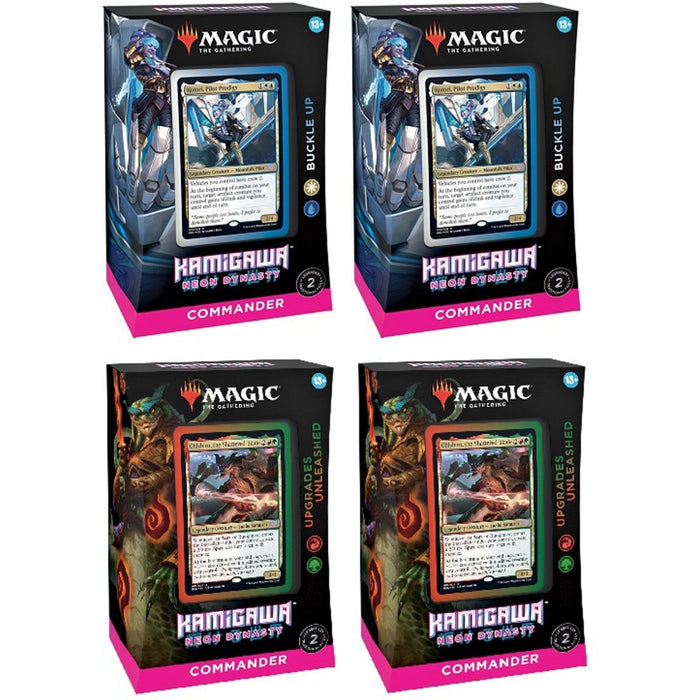 Magic the Gathering Kamigawa Neon Dynasty Commander Decks Set The