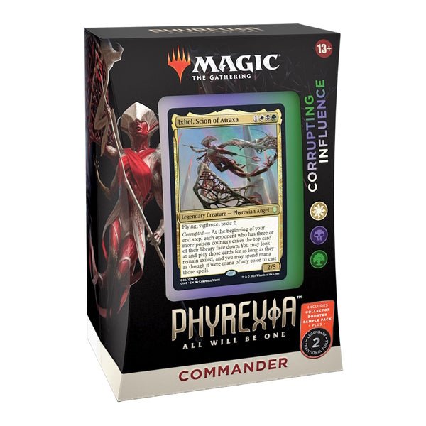 Magic the Gathering Phyrexia All Will Be One Commander Deck Corrupting Influence  
