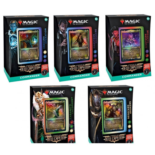 Magic the Gathering Streets of New Capenna Commander Decks Set   