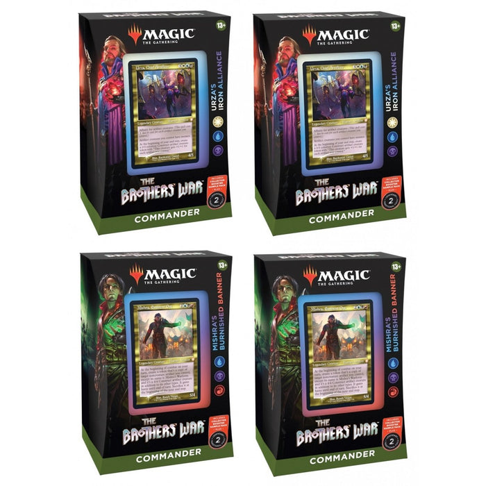 Magic the Gathering The Brothers War Commander Decks Set The Games