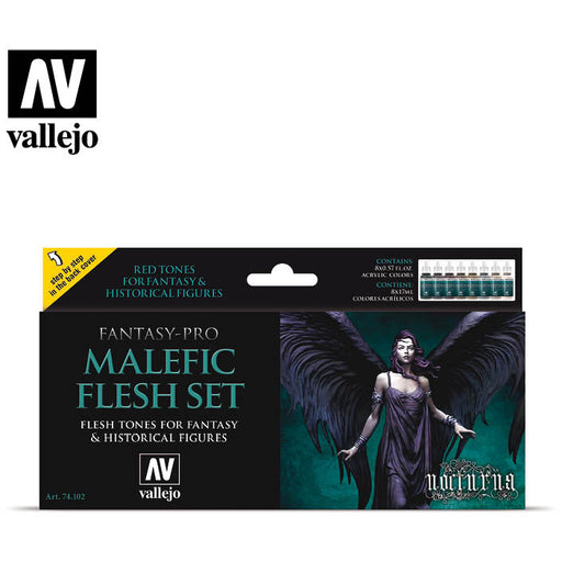 Vallejo Game Colour - Malefic Flesh 8 Colour Set   