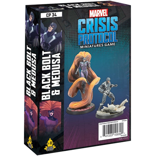 Marvel Crisis Protocol Black Bolt and Medusa   
