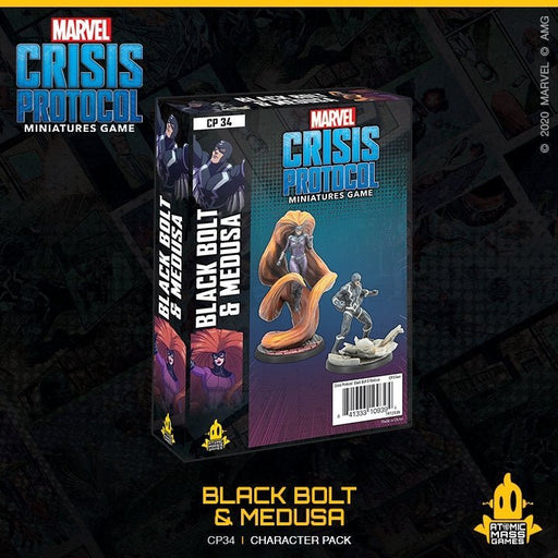 Marvel Crisis Protocol (Expansion) - 34: Black Bolt & Medusa   