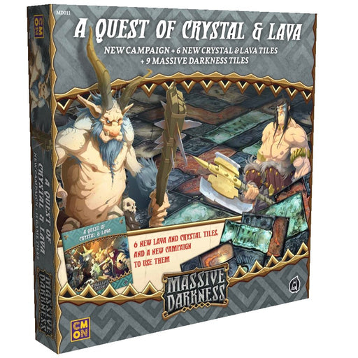 Massive Darkness A Quest of Crystal and Lava Tile Set   